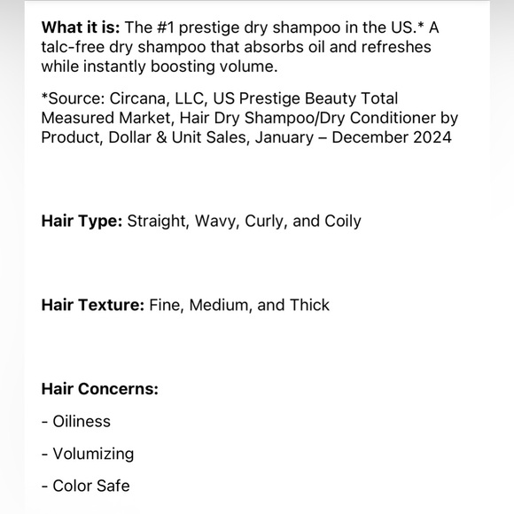 🌿 AMIKA Perk Up Dry Shampoo - Picture 9 of 10